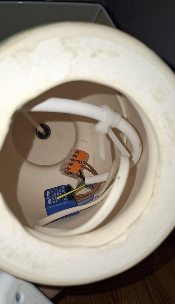 Inside the lamp