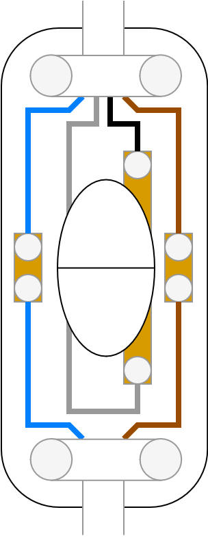 Switch wiring (for Shelly relay)
